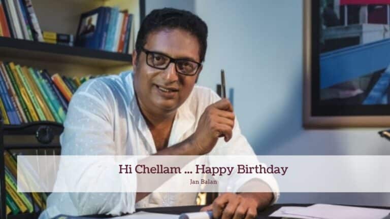 Read more about the article Hi Chellam … Happy Birthday Prakash Raj