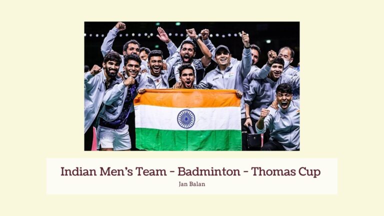 Read more about the article Indian Men’s Team – Badminton – Thomas Cup