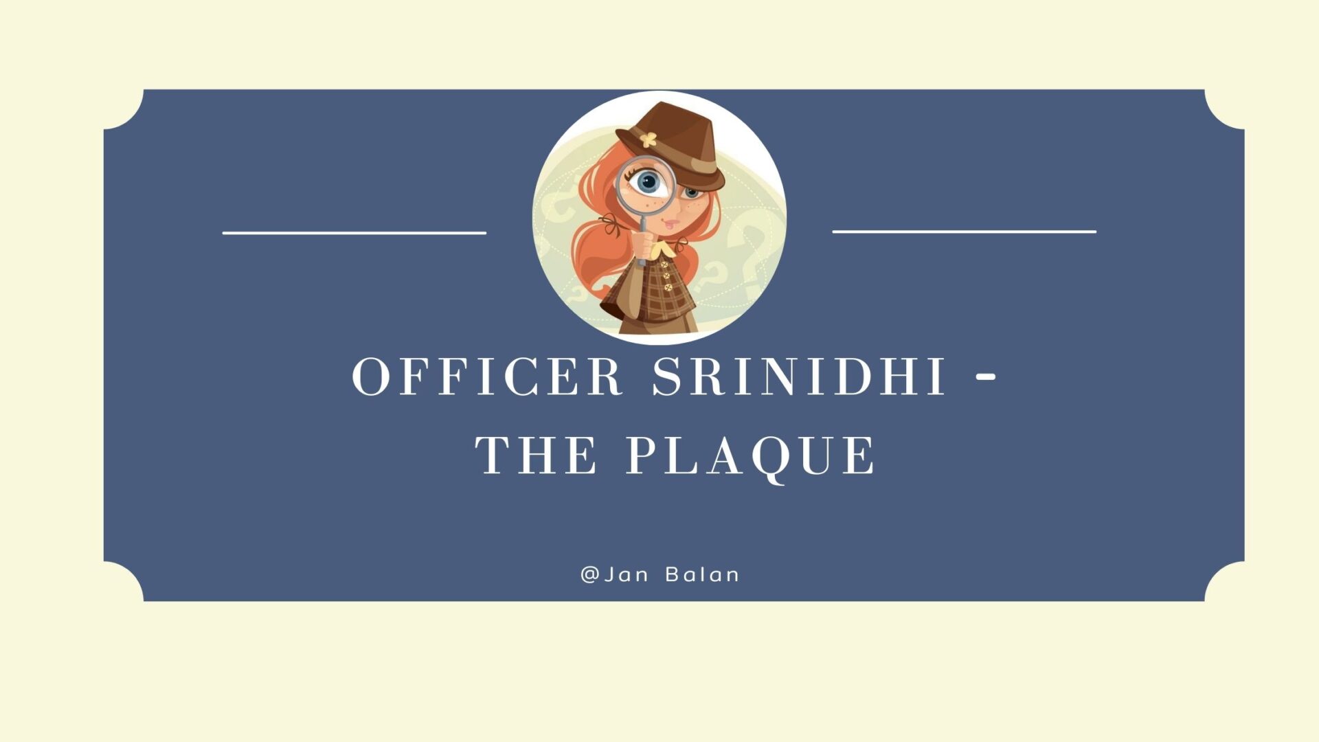 You are currently viewing Officer Srinidhi – The Plaque